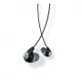 Shure SE112-GR ausinės laidinės į ausis įdedamos skambučiams / muzikai juodos, pilkos
