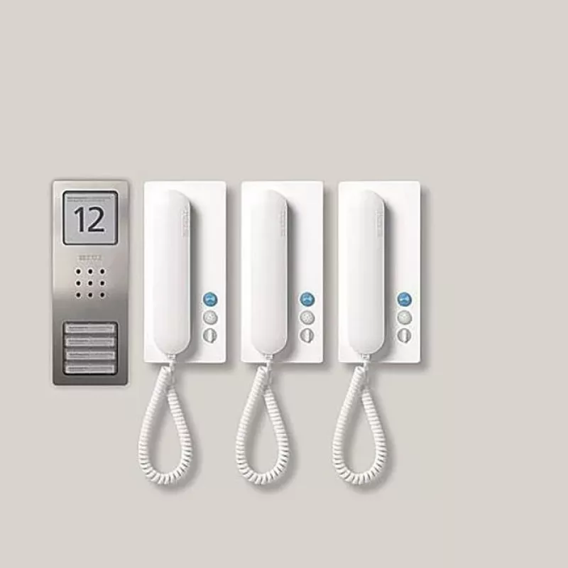 Siedle SET CA 812-3 E/W - laidinis - nerūdijantis plienas - balta - lazdelė