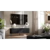 RTV 3D Spintelė PALAZZO BIS 151x40x60 juodas matinis