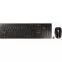CHERRY DW 9100 plonas klaviatūra Pelė įskaičiuota Universalus RF Belaidis + Bluetooth QWERTZ Vokiečių Juoda
