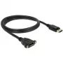 DisplayPort laidas DeLOCK 85114 1 m M-F juodas