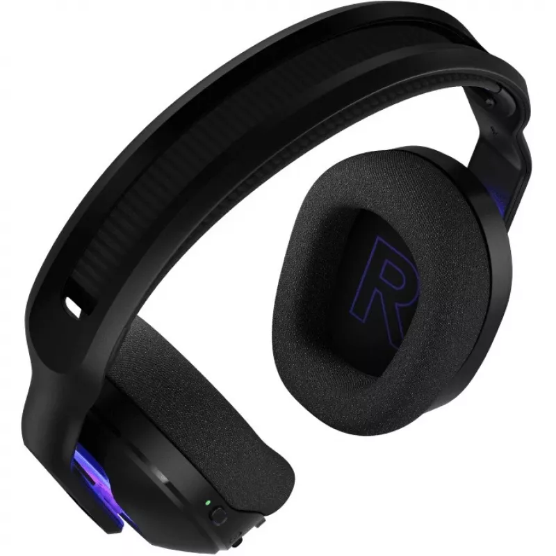 Logitech G G522 LIGHTSPEED belaidės žaidimų ausinės su LIGHTSYNC RGB apšvietimu ir pažangiu sinchronizuotu garsu, trijų režimų jungtys