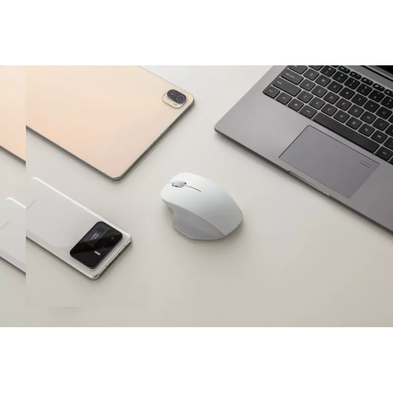 Belaidė pelė Xiaomi pelė Comfort Edition 2.4GHz, ergonomiška, didelio tikslumo sekimas, balta