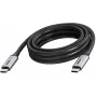 USB-C į USB-C kabelis VISION TC 5MUSBC/BL — 5 m, 24 kontaktų, 100 W, 20 Gbps