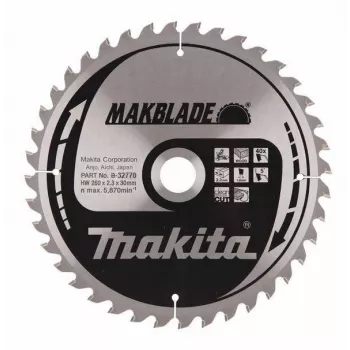 Makita MakBlade diskinis pjūklas 26 cm 1 vnt.