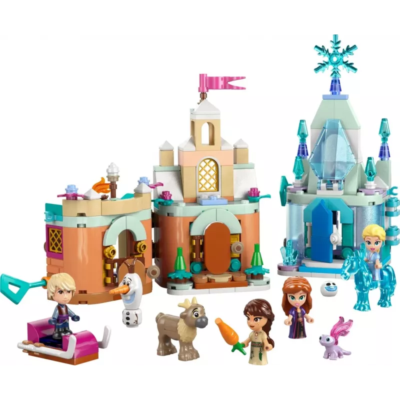 LEGO DISNEY 43278 Mini Arendelle pilis ir Elsos ledo rūmai