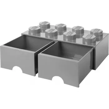 Room Copenhagen - LEGO Brick Drawers 8 - Pilka (40061740) (40061740)