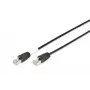 Tinklo kabelis Digitus CAT 6 S/FTP lauko komutacinis kabelis RJ-45 Cat6 10 m Juodas