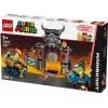 Konstruktorius LEGO rinkinys 72039 Super Mario Bowserio tvirtovė su Mario Kart automobiliu, interaktyvus žaidimų rinkinys