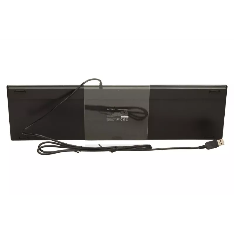 A4Tech KV-300H klaviatūra USB QWERTY juoda, pilka