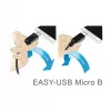 USB laidas DeLOCK 84808 USB 2.0 2 m USB A Micro-USB B Baltas
