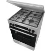 Gorenje GKS6C71XF laisvai pastatoma viryklė su orkaite, sidabrinė