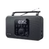 Nešiojamasis radijas Muse M-091 R — FM/AM, LCD ekranas, maitinimas iš kintamosios srovės arba AA/D baterijų, sukamoji garsumo reguliavimo rankenėlė, 1,1 kg, juodas