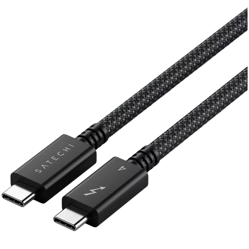 Satechi ST-YTB100K Thunderbolt kabelis 1 m 40 Gbit/s Juoda