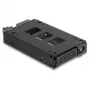 Kietojo disko laikiklis DeLOCK plonas Bay Mobile Rack 2,5 col. U.2 NVMe SSD juodas sidabrinis