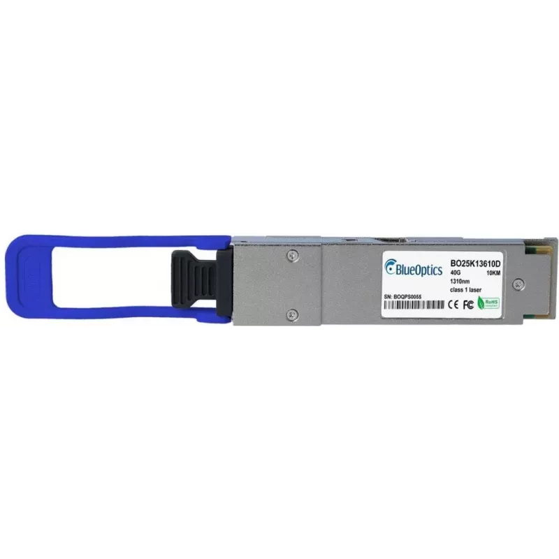 „BlueOptics QSFP“ siųstuvas-imtuvas A3NY-BO, 40GBASE-LR4, LC dvipusis, vienmodis 10 km, 0–70 °C