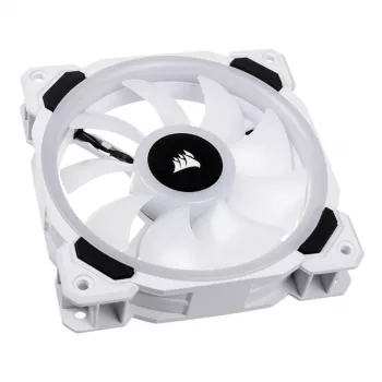 CORSAIR LL120 RGB 120mm Baltas PWM korpuso ventiliatorių 3 vnt. rinkinys