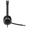Monauralinės USB laidinės ausinės Poly Mission 615 — svoris 117,5 g
