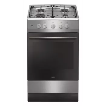Viryklė Amica, 57GGH4.23ZPF Xx, dujinė, ekstruduota, nerūdijantis plienas, 50 cm