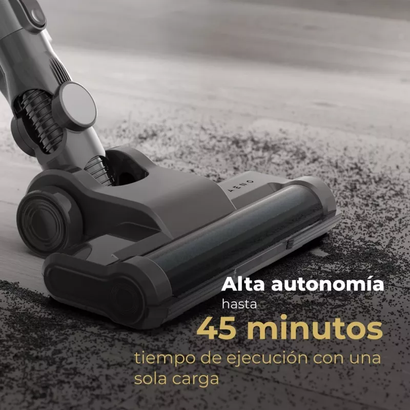 AENO SC1 belaidis dulkių siurblys su MIF filtru, 120 W, juoda/pilka, 2200 mAh