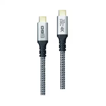 USB laidas 2GO 797513 USB 3.2 Gen 2 2 m USB C Sidabrinis