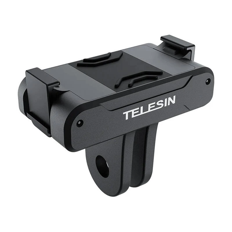 Magnetinis dviejų spaustukų adapteris Telesin OA-TPM-T04, skirtas DJI Action 4/3 kamerai