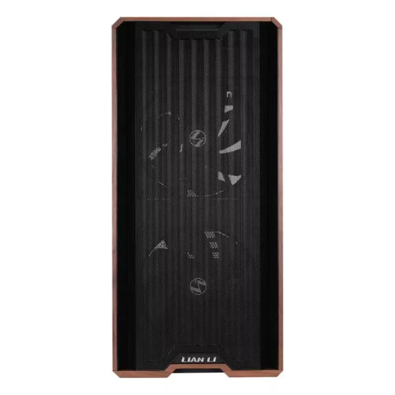 Kompiuterio korpusas Lian Li Lancool LAN217X Midi Tower, juodas, medis