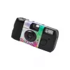 Vienkartinis fotoaparatas Fujifilm Quicksnap Flash — 135 mm (32 mm židinio nuotolis), 1/100 s užraktas, įmontuota blykstė, juoda