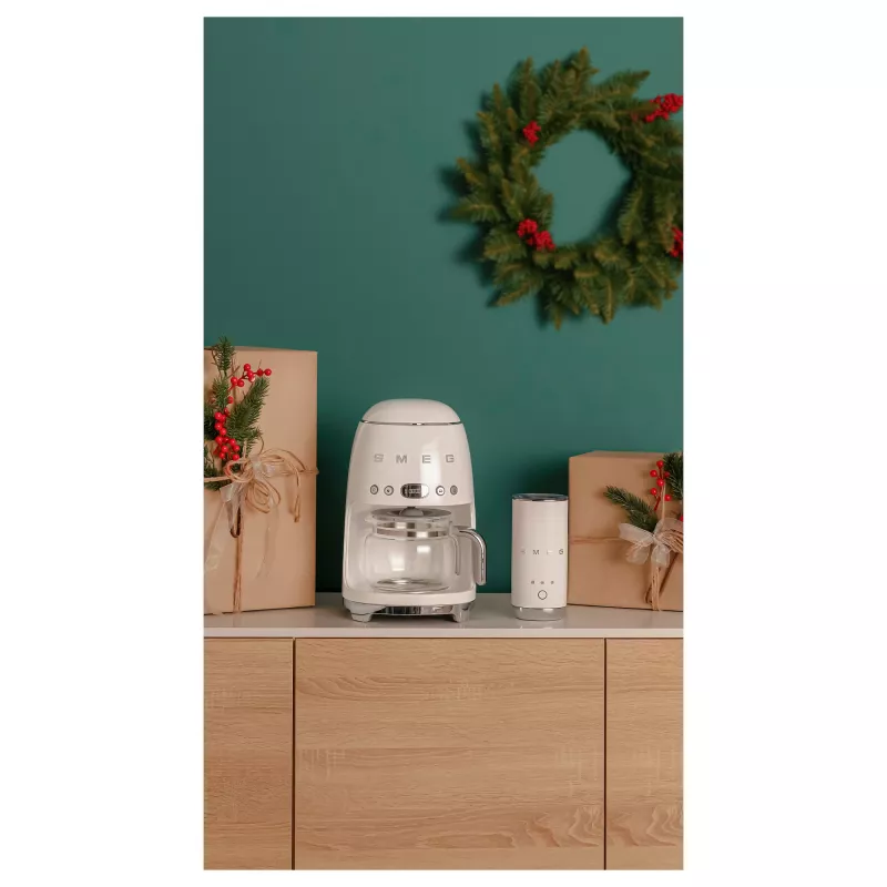Smeg 50's Style DCF02CREU kavos aparatas 1,25 l kreminis