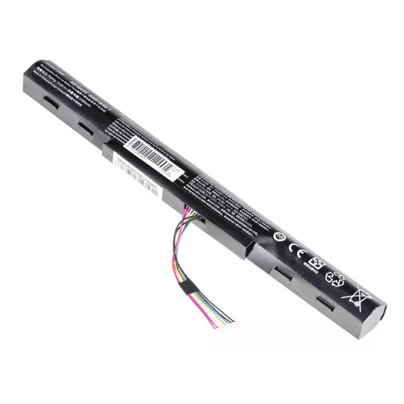Baterija Green Cell AC51, skirta Acer Aspire E15/E17 — Li-Ion 14,8 V 2200 mAh 4 celių, juoda