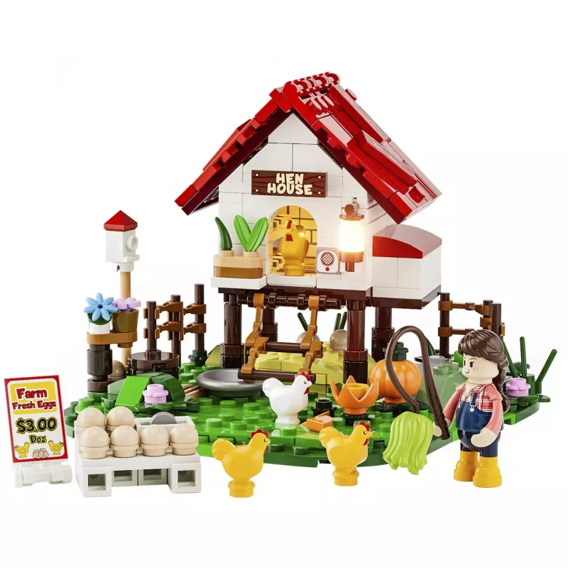 Lumibricks The Chicken Coop Building Set