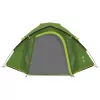 Coleman Dome Tent Darwin 4 Plus Juodaout — 4 asmenų tunelio palapinė su prieangiu, Tamsiai Žalia/Šviesiai Žalia