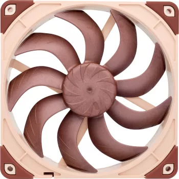 Ventiliatorius Noctua NF-A14x25 G2 PWM 140 mm 1500 aps./min. SSO2 guolis 4 kontaktų PWM smėlio spalvos