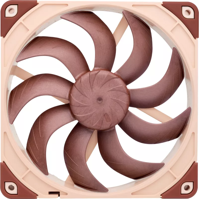 Ventiliatorius Noctua NF-A14x25 G2 PWM 140 mm 1500 aps./min. SSO2 guolis 4 kontaktų PWM smėlio spalvos