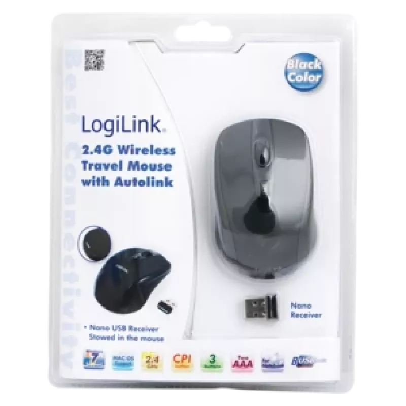 Logilink ID0031 Juoda