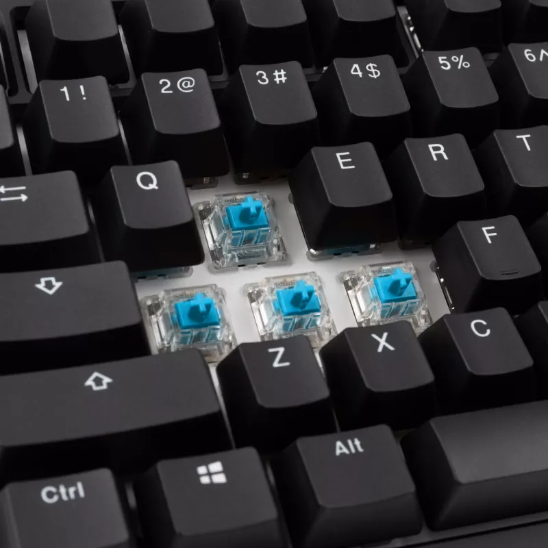 Ducky Tinker 75 žaidimų klaviatūra, RGB, juoda - MX-Blue (ANSI)