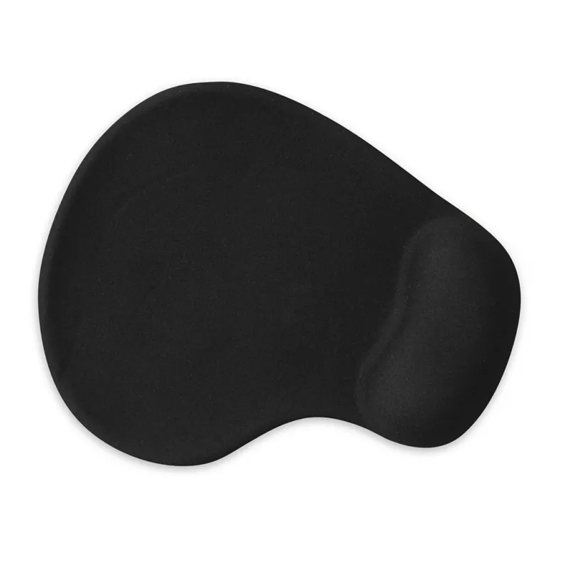 Pelės kilimėlis IB0X IMP003 su riešo atrama, juodas, 190×230 mm