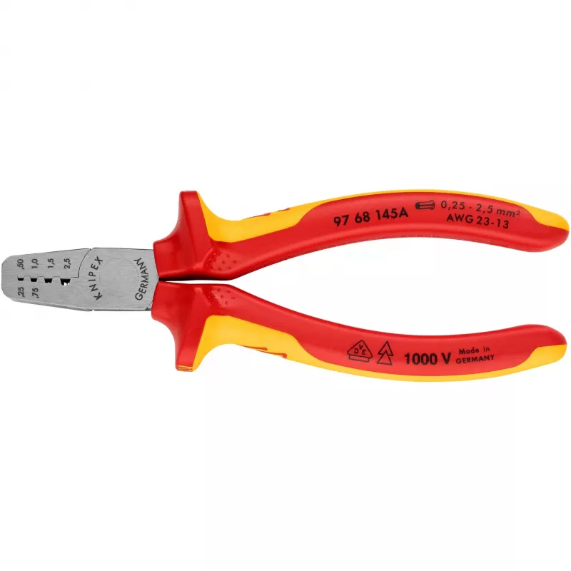 Kabelių užspaudimo kombinuotas įrankis Knipex 97 68 145 A