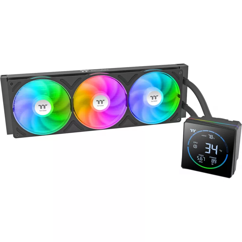 CPU skysčio aušintuvas THERMALTAKE TH360-S V3 ARGB Sync AIO Juoda
