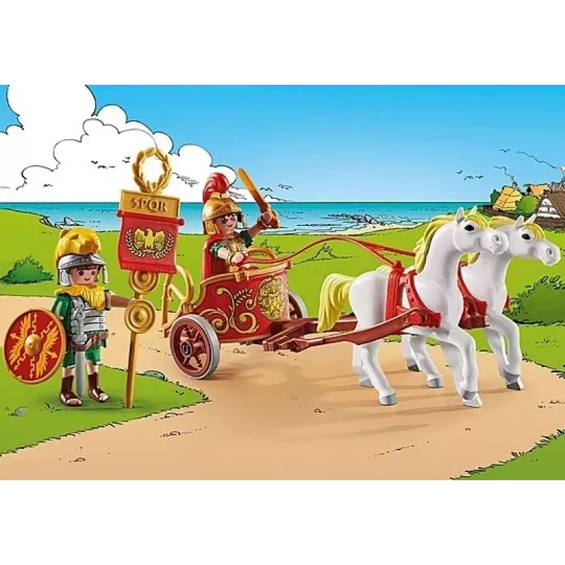 Žaidimų rinkinys Asterix 71543 Romėnų kovos vežimas