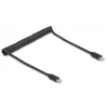 USB kabelis DeLOCK 90369 USB 2.0 0,75 m USB C juodas