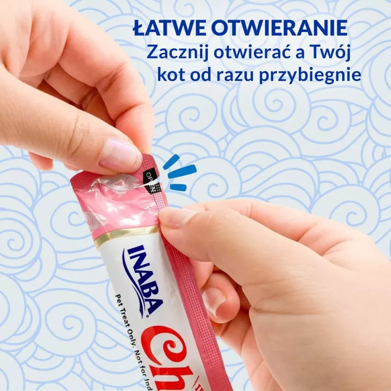 INABA Churu odos ir kailio priežiūros vištienos receptūra – kačių skanėstai – 4x14 g