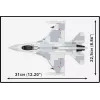 Konstruktorius Cobi F-16C Fighting Falcon — 463 dalys, mastelio modelio surinkimo rinkinys