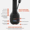 Audiocore 74452 Bluetooth ausinės su mikrofonu, triukšmo slopinimas, skambučiai, Call Center, Google Siri, biurui, belaidės