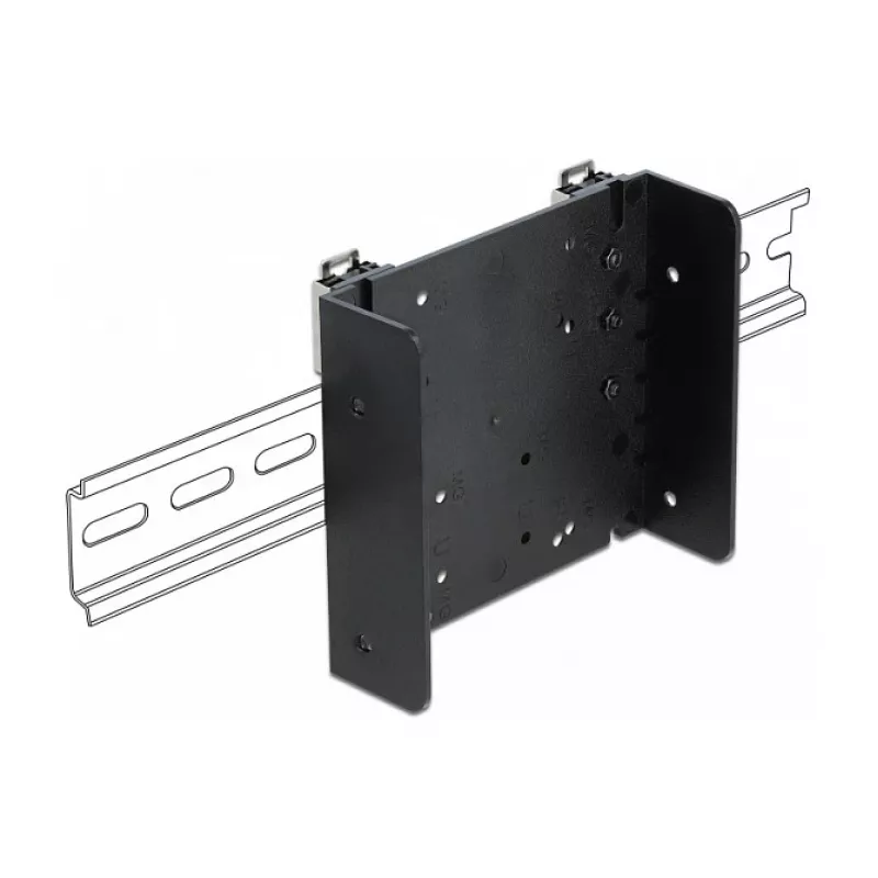 Montavimo rinkinys DeLOCK 66292 Juoda ABS Sintetika