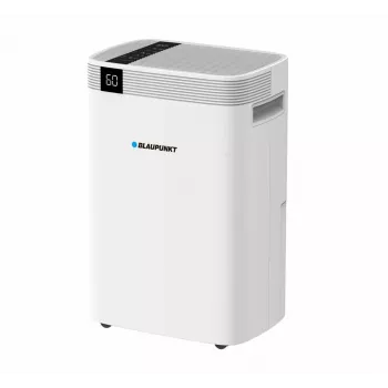 Oro sausintuvas BLAUPUNKT ADH601 — 2,5 l bakelis, 16 l/24h, 245 W, 48 dB, Wi‑Fi, 20–40 m², baltas