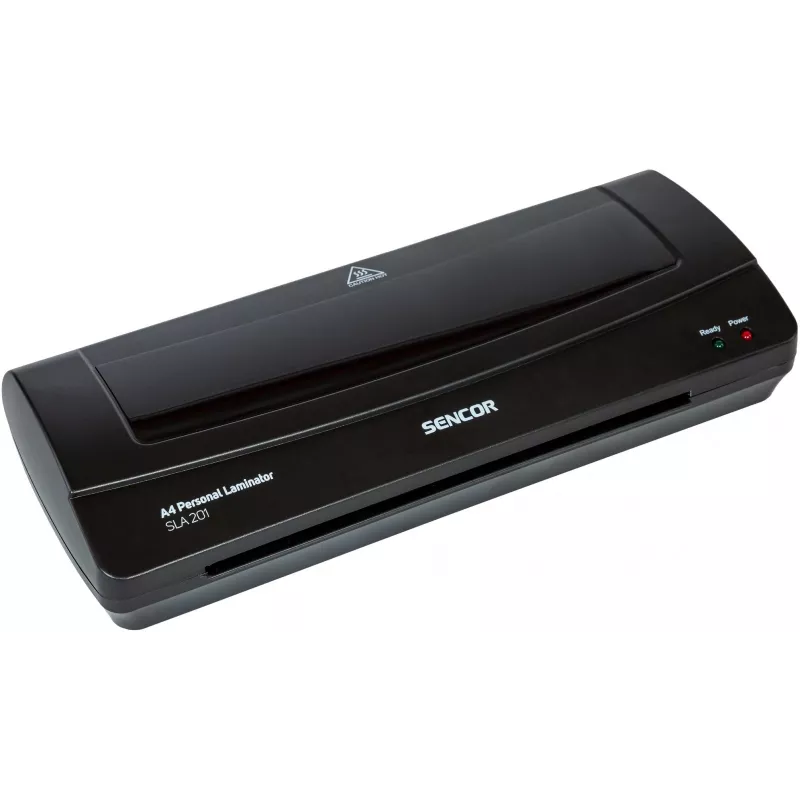 SENCOR SLA 201 A4 asmeninis laminatorius, 2x75–2x125 µm įdėklai, karštas/šaltas, dviejų velenėlių, 250 mm/min