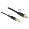 Garso kabelis DeLOCK 66075 0,5m 3,5mm Juodas