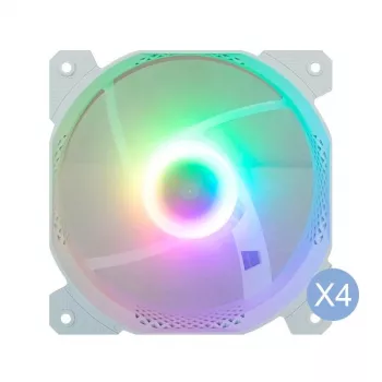Montech AIR 100 ARGB MICRO-ATX korpusas su keturiais iš anksto sumontuotais ARGB ventiliatoriais, itin minimalistinis dizainas, smulkaus tinklelio priekinis skydelis, didelis oro srautas, unikalus šoninis skydelis