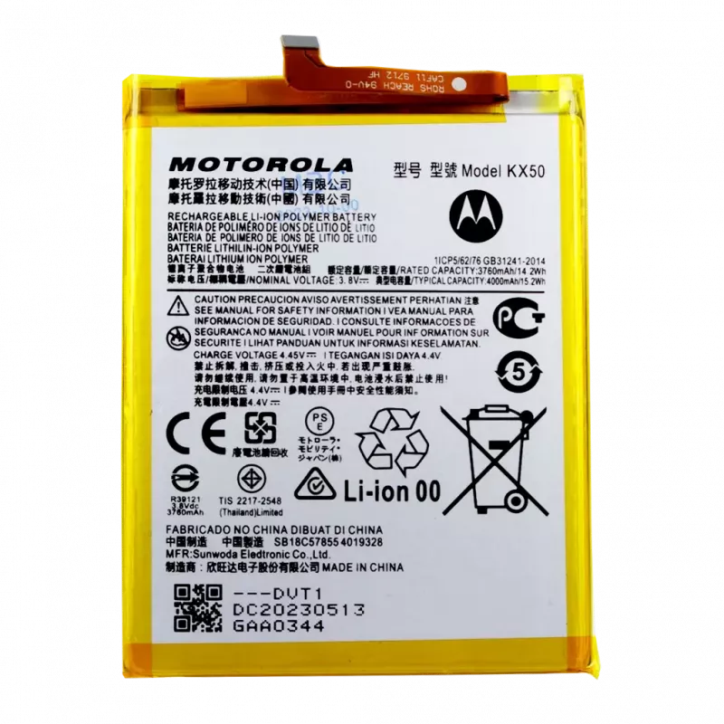Motorola Li-Polymer Battery KX50 for Motorola Moto G Pro (SB18C57819)